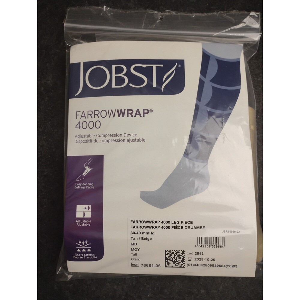 JOBST FarrowWrap 4000 Legpiece TALL LARGE Compression Wrap